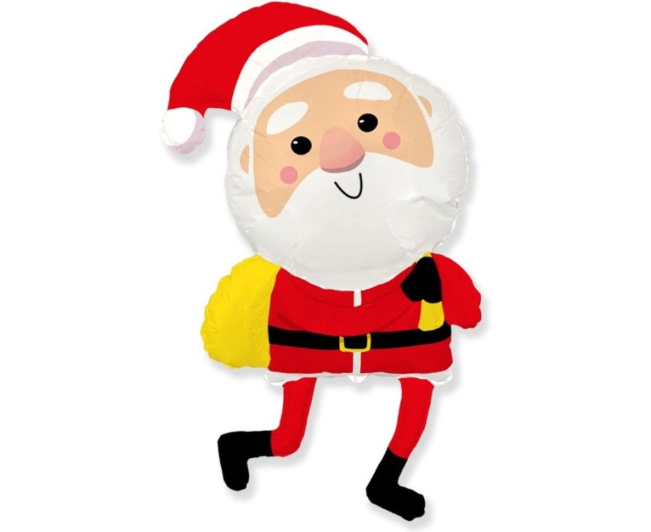 Μπαλόνι Φοιλ Super Shape Happy Santa - Άγιος Βασίλης 99εκ x 113εκ
