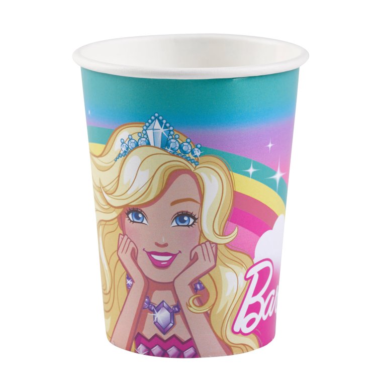 Ποτήρια 250ml Barbie Dreamtopia /8 τεμ