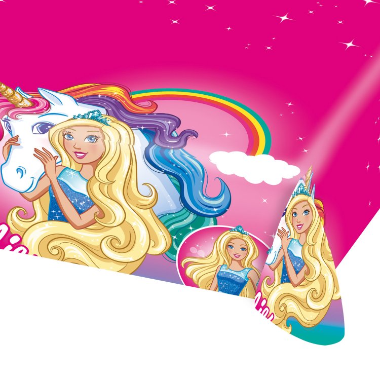 Τραπεζομάντηλο πλαστικό Barbie Dreamtopia