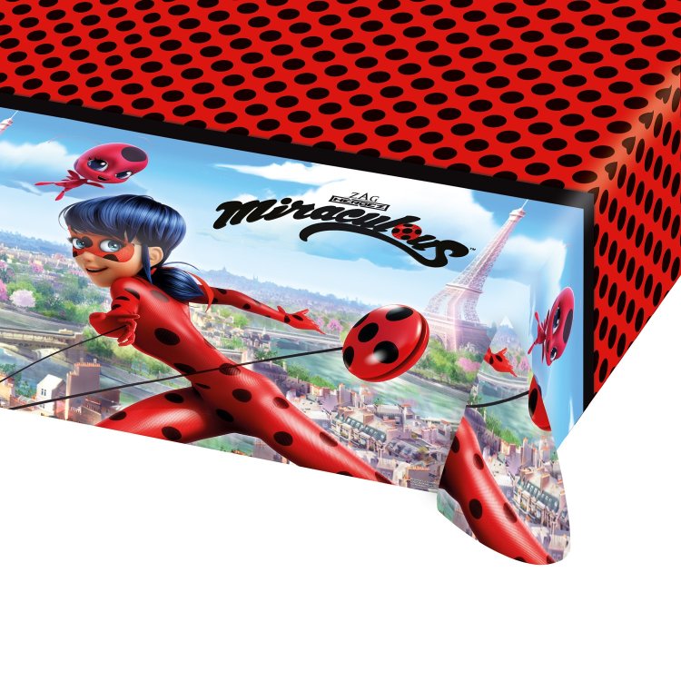 Τραπεζομάντηλο πλαστικό Miraculous LadyBug