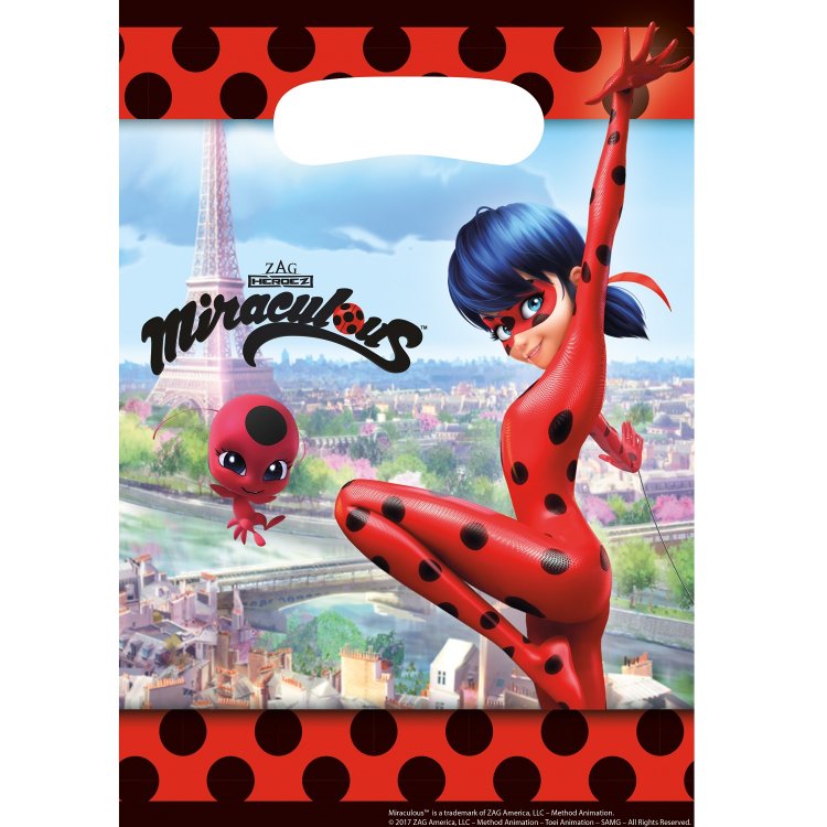 Τσάντες Δώρου Miraculous LadyBug /8 τεμ