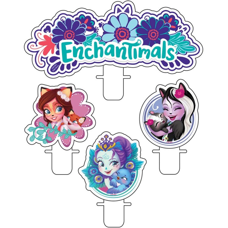Κεριά Μίνι Enchantimals 4 τεμ ύψος