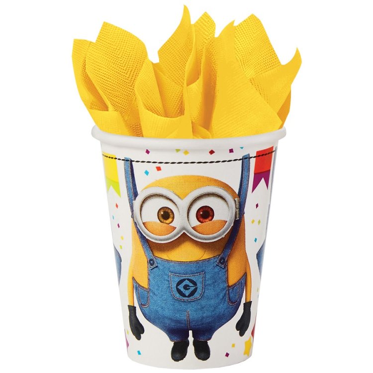 Ποτήρια 250ml Minions 8 τεμ.