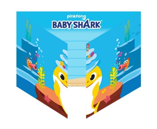Προσκλήσεις με Φακέλους Baby Shark  / 8 τεμ