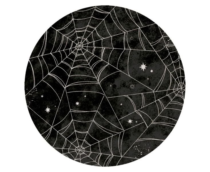 Πιάτα Χάρτινα 23εκ Spider Web / 8 τεμ