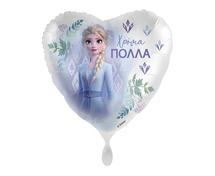 Μπαλόνι Φοιλ 17" Χρόνια πολλά Frozen - Elsa / 43 εκ