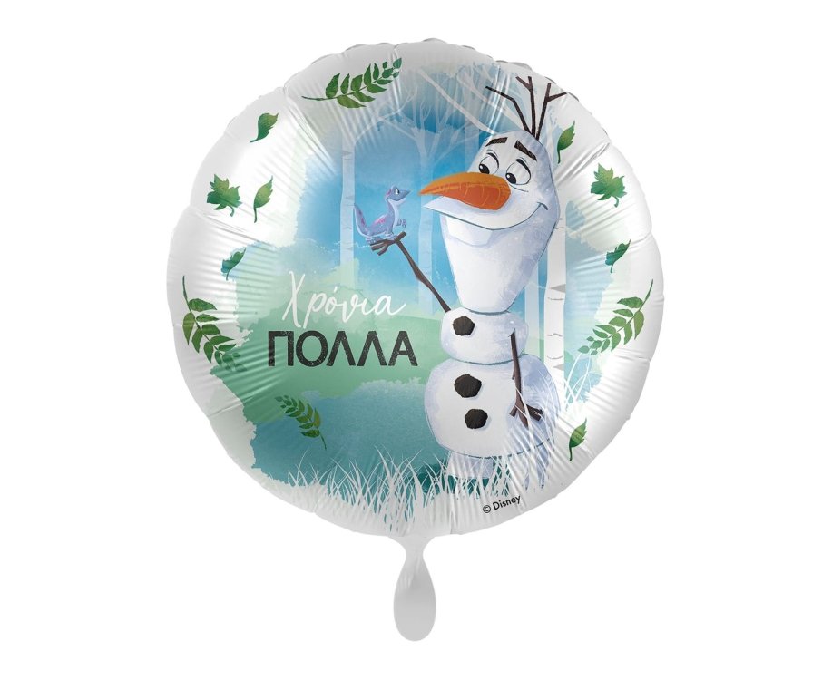 Μπαλόνι Φοιλ 17" Χρόνια πολλά Frozen - Olaf / 43 εκ