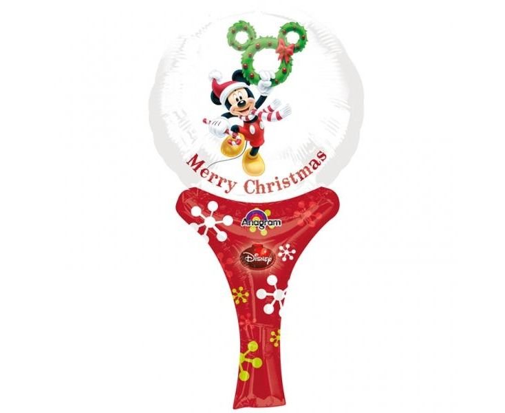 Φοιλ Minishape Inflate Mickey Merry Christmas