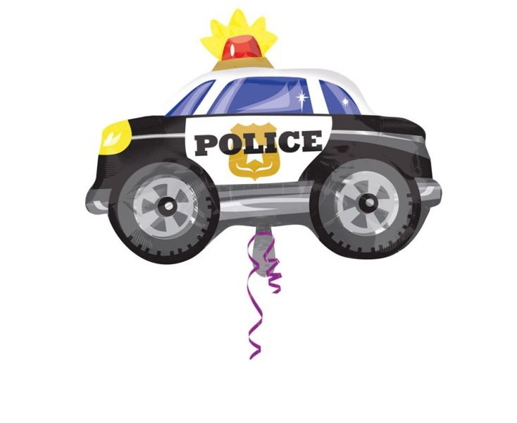 Μπαλόνι Φοιλ Junior Shape Police Car / 60x45 εκ - Αστυνομικό
