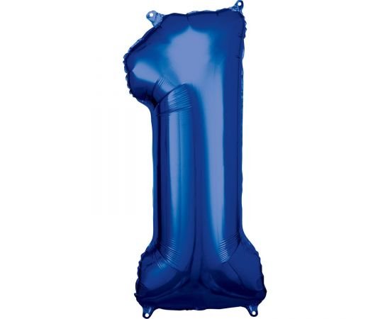 Μπαλόνι Φοιλ Σχήμα Μπλε Νούμερο "1"