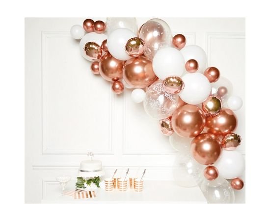Σετ για Γιρλάντα Organic DIY Ροζ Χρυσό / 66 μπαλόνια