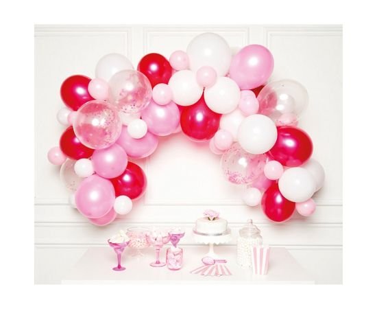 Σετ για Γιρλάντα Organic DIY Ροζ / 70 μπαλόνια