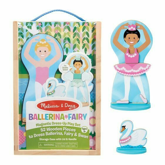 Melissa & Doug - Μαγνητικό Παιχνίδι ”Ντύσε την Μπαλαρίνα”