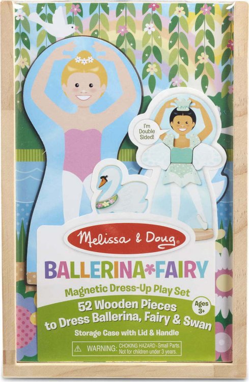 Melissa & Doug - Μαγνητικό Παιχνίδι ”Ντύσε την Μπαλαρίνα”