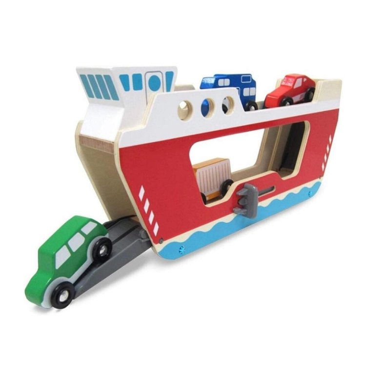 Melissa & Doug - Ferryboat με 4 Οχήματα