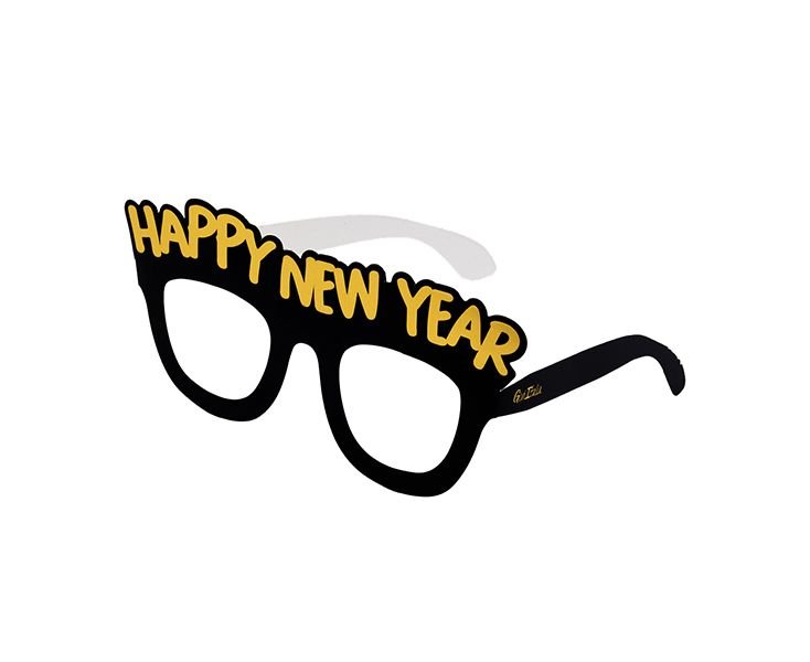 Γυαλιά χάρτινα Happy New Year / 4 τεμ