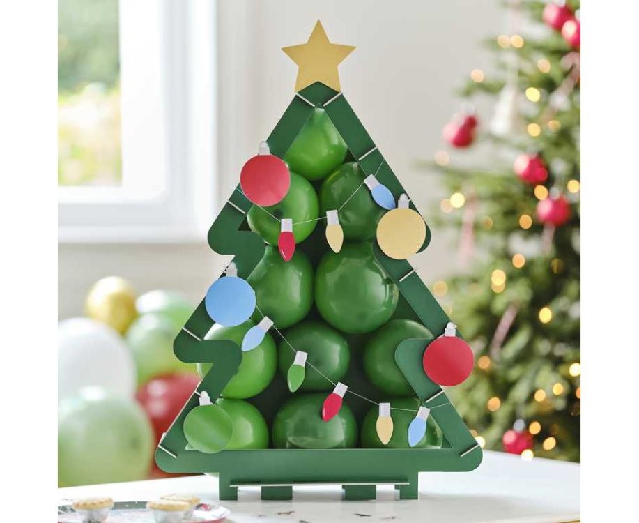 Στάντ Χριστουγεννιάτικο Δένδρο με μπαλονάκια