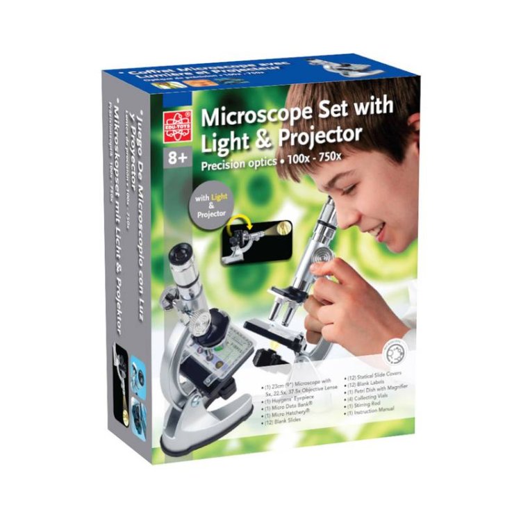 Edu Science - Μικροσκόπιο Με Φως, Zoom & Προτζέκτορα