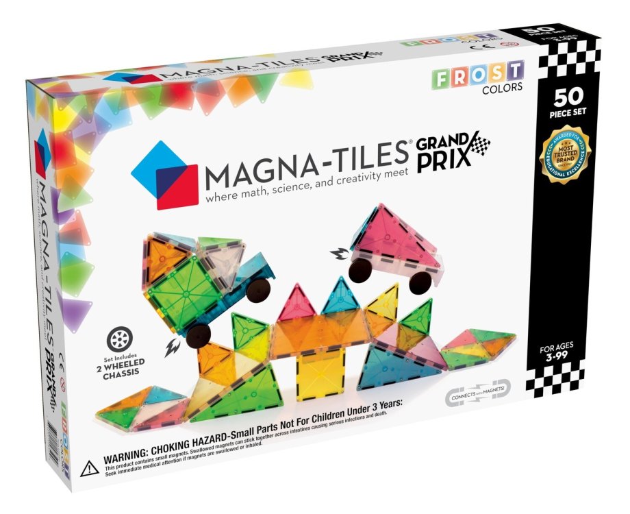 Magna-Tiles Μαγνητικό Παιχνίδι 50 κομματιών Grand Prix