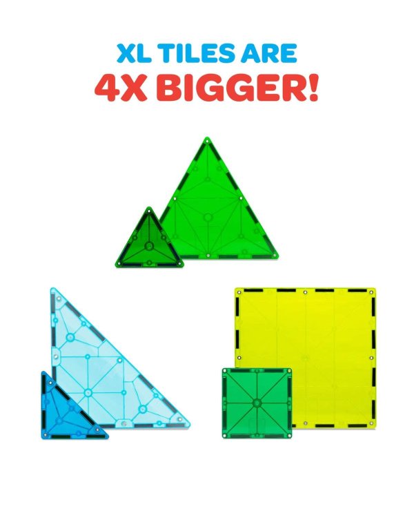 Magna-Tiles Μαγνητικό Παιχνίδι Dino World XL 50 κομματιών