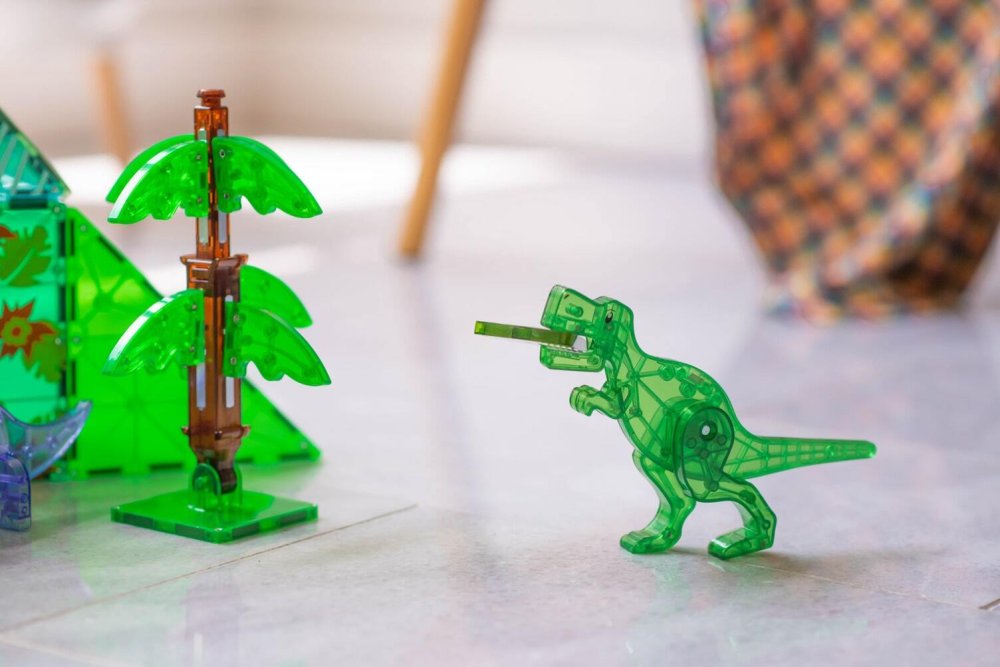 Magna-Tiles Μαγνητικό Παιχνίδι Dino World XL 50 κομματιών