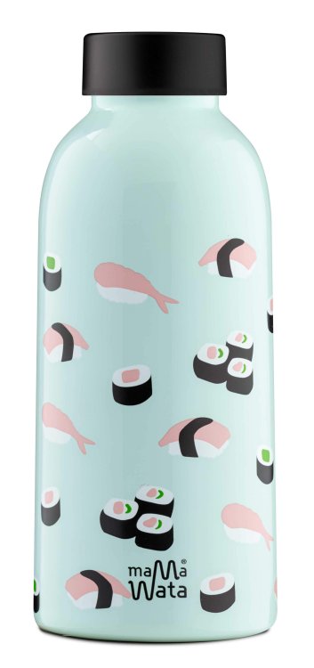 Mama Wata. Ανοξείδωτο μπουκάλι - θερμός Sushi (470ml)