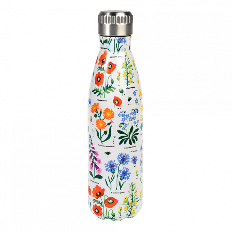Rex London - Ανοξείδωτο μπουκάλι θερμός Wild Flowers 500ml