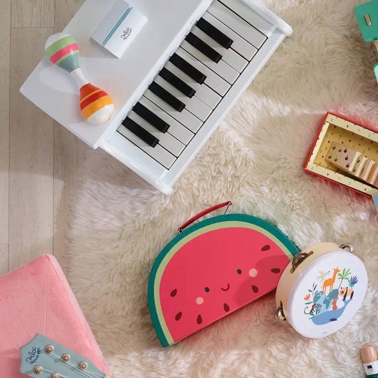 Vilac - Πιάνο Λευκό Ζώα Του Κόσμου