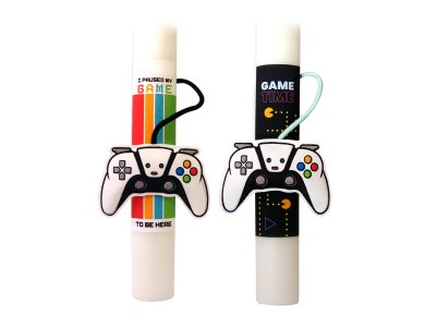 Λαμπάδα Video Game (Μαύρη)