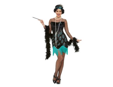 Αποκριάτικη Στολή 20s Peacock Flapper