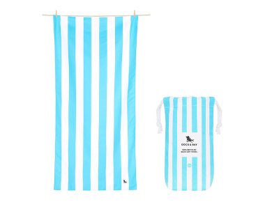 Dock & Bay: Πετσέτα θαλάσσης Quickdry Cabana - Tulum Blue