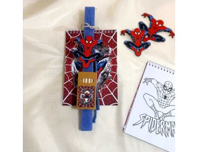 Λαμπάδα Spiderman Με Σετ Ζωγραφικής