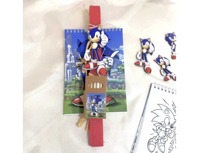 Λαμπάδα Sonic Με Σετ Ζωγραφικής
