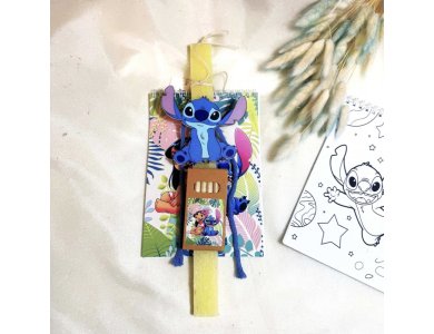 Λαμπάδα Stich Με Σετ Ζωγραφικής