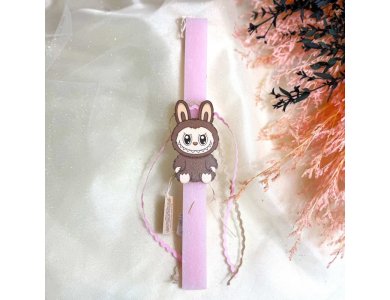 Λαμπάδα Labubu Ροζ