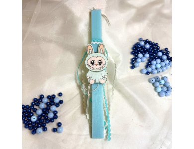 Λαμπάδα Labubu Γαλάζια