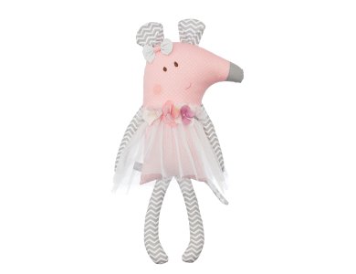 Le Petit Renard - Soft Toy Ποντικίνα Pink