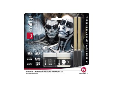 Αποκριάτικο Μακιγιάζ Make-Up FX - Skeleton Liquid Latex Kit