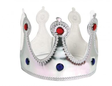 Αποκριάτικο Αξεσουάρ Κορώνα Ασημί