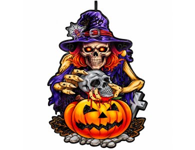 Αποκριάτικο Αξεσουάρ Διακοσμητικά Τοίχου Halloween 3D