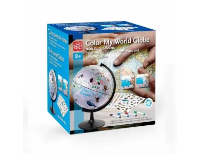 Edu Science - Χρωματίστε Με Στικερς Την Υδρόγειο Σφαίρα