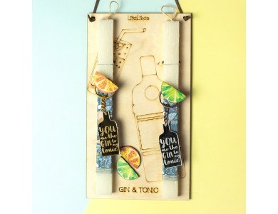 Λαμπάδα Gin διπλό