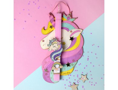 Λαμπάδα Unicorn ζωγραφιστό