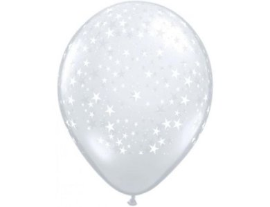 Μπαλόνια Λάτεξ 11" Διάφανο Άστρα /50 τεμ