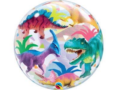 Bubble Μονό 22" Colorful Δεινόσαυροι