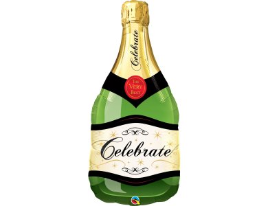 Μπαλόνι Φοιλ Σχήμα Celebrate Bubbly Wine Bottle 39" ύψος / 99 εκ