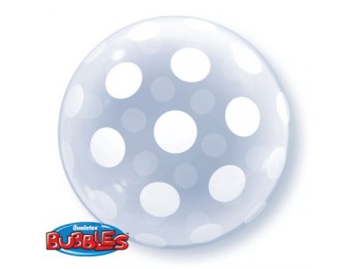 Deco Bubble 20 Inches Big Polka Dots -A - Round