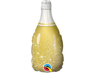 Μπαλόνι Φοιλ Μίνι Gold Bubbly Wine Bottle / 14"