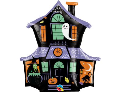 Μπαλόνι Φοιλ 37" Σχήμα Halloween Haunted House / 94 εκ