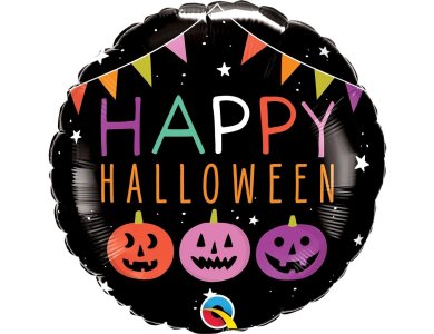 Μπαλόνι Φοιλ 18" Halloween Pumpkins & Banners / 46 εκ - Κολοκύθα
